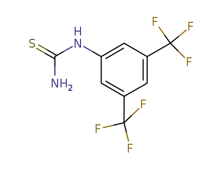 Molecular Structure of 175277-17-5 (1-[3,5-BIS(TRIFLUOROMETHYL)PHENYL]-2-THIOUREA)