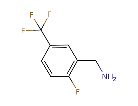 Molecular Structure of 199296-61-2 (2-FLUORO-5-(TRIFLUOROMETHYL)BENZYLAMINE)