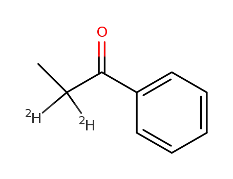 Molecular Structure of 129848-87-9 (PROPIO-2,2-D2-PHENONE)