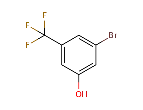 Molecular Structure of 1025718-84-6 (3-Bromo-5-trifluoromethylphenol)