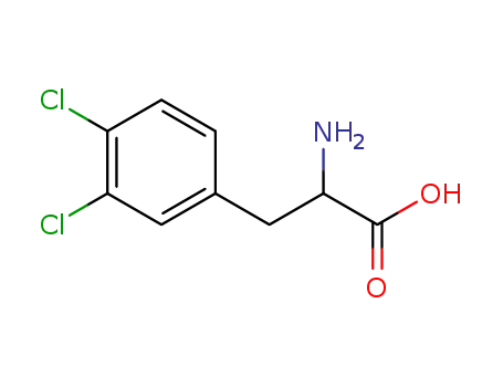 Molecular Structure of 52794-99-7 (3,4-Dichlorophenylalanine)