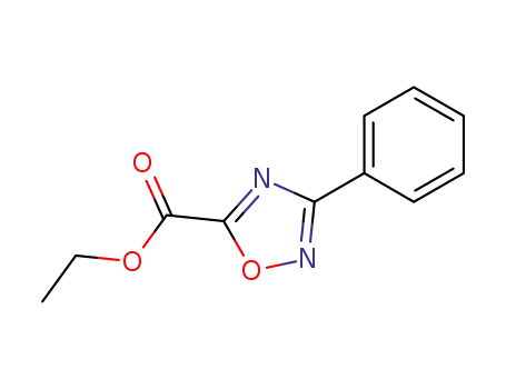 Molecular Structure of 37760-54-6 (ETHYL 3-PHENYL-1,2,4-OXADIAZOLE-5-CARBOXYLATE)