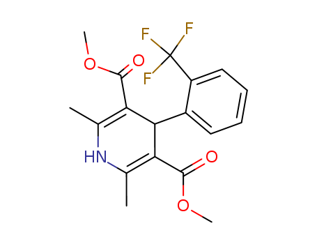 dimethyl 2,6-dimethyl-4-[2-(trifluoromethyl)phenyl]-1,4-dihydropyridine-3,5-dicarboxylate