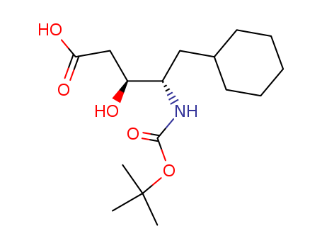 L-threo-Pentonic acid,5-cyclohexyl-2,4,5-trideoxy-4-[[(1,1-dimethylethoxy)carbonyl]amino]-(98105-45-4)