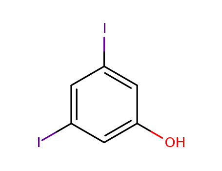 Molecular Structure of 20981-79-7 (3,5-diiodophenol)