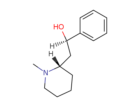 2-(1-methyl-2-piperidyl)-1-phenyl-ethanol cas  497-89-2