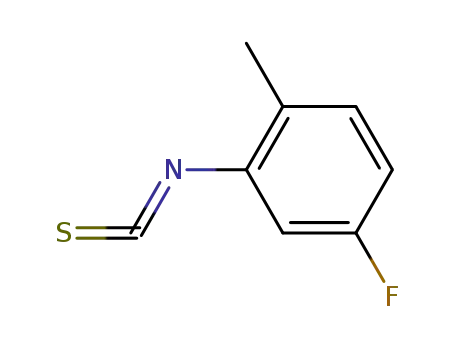 Molecular Structure of 175205-39-7 (5-FLUORO-2-METHYLPHENYL ISOTHIOCYANATE)