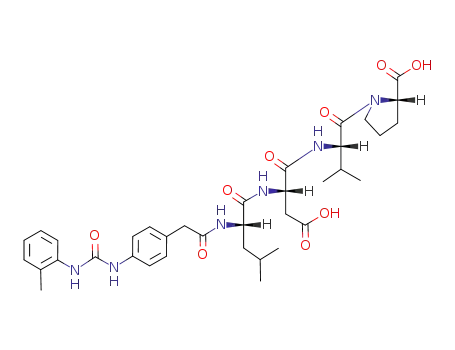 L-Proline, N-((4-((((2-methylphenyl)amino)carbonyl)amino)phenyl)acetyl)-L-leucyl-L-alpha-aspartyl-L-valyl-