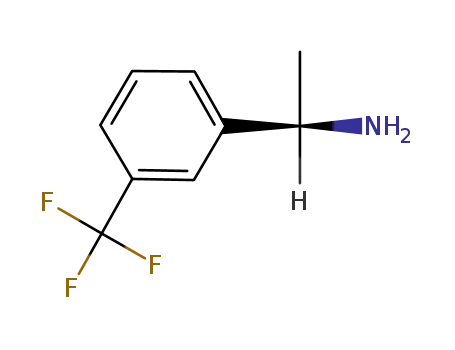 Molecular Structure of 127852-30-6 ((R)-1-[3-(Trifluoromethyl)phenyl]ethylamine)