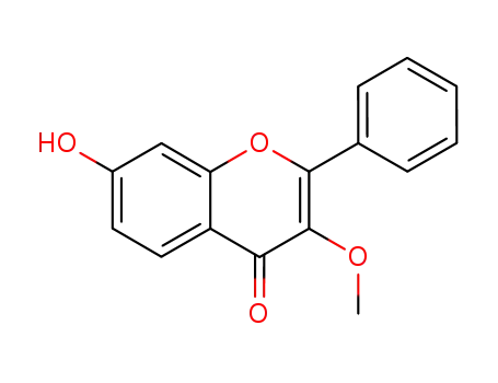 4H-1-Benzopyran-4-one, 7-hydroxy-3-methoxy-2-phenyl-