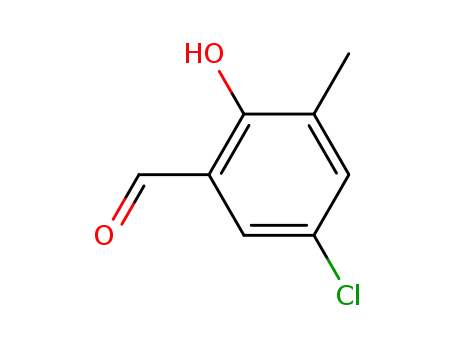 Molecular Structure of 23602-63-3 (5-CHLORO-2-HYDROXY-3-METHYLBENZALDEHYDE)