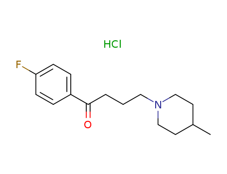 1-Butanone,1-(4-fluorophenyl)-4-(4-methyl-1-piperidinyl)-, hydrochloride (1:1)