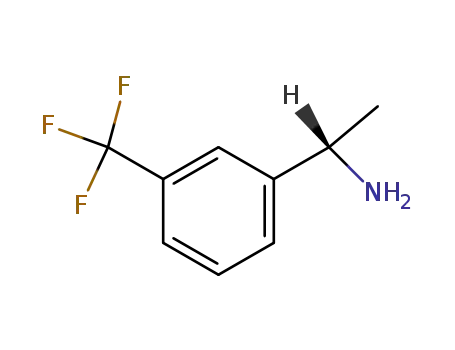 Molecular Structure of 127852-21-5 ((S)-1-[3-(Trifluoromethyl)phenyl]ethylamine)