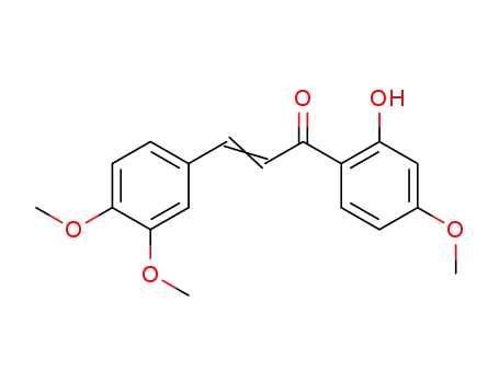 3-(3,4-Dimethoxyphenyl)-1-(2-hydroxy-4-methoxyphenyl)prop-2-en-1-one