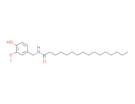 Hexadecanamide, N-[(4-hydroxy-3-methoxyphenyl)methyl]-