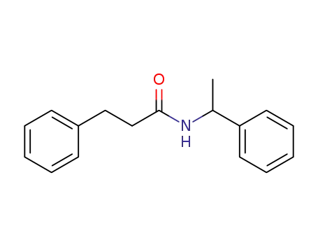 3-phenyl-N-(1-phenylethyl)propanamide
