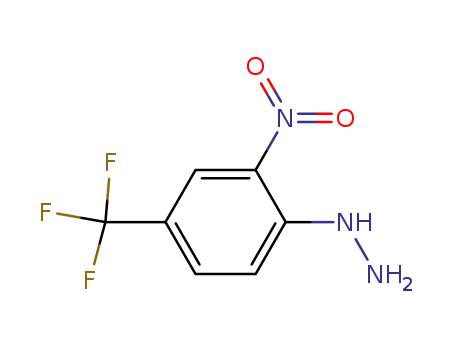 Molecular Structure of 1513-50-4 ((2-NITRO-4-TRIFLUOROMETHYL-PHENYL)-HYDRAZINE)