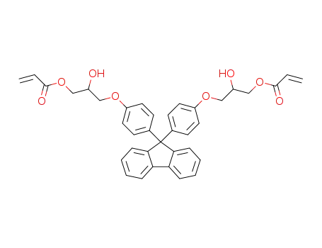 Molecular Structure of 143182-97-2 (9,9-bis[4-(2-hydroxy-3-acryloyloxypropoxy)phenyl]fluorene)