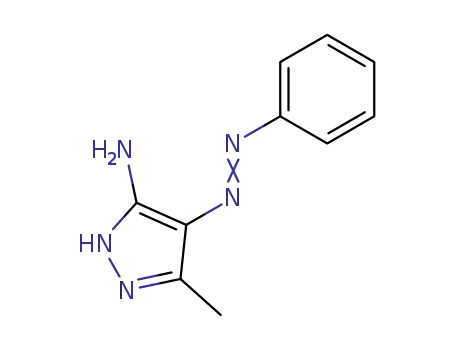 (E)-5-Methyl-4-(phenyldiazenyl)-1H-pyrazol-3-aMine
