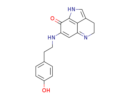 146555-81-9,7-{[2-(4-hydroxyphenyl)ethyl]amino}-4,5-dihydropyrrolo[4,3,2-de]quinolin-8(3H)-one,MakaluvamineD