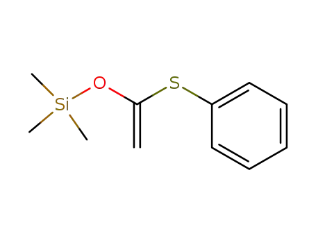 Molecular Structure of 80675-54-3 (Silane, trimethyl[[1-(phenylthio)ethenyl]oxy]-)