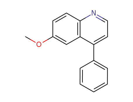 Molecular Structure of 46870-92-2 (Quinoline, 6-methoxy-4-phenyl-)