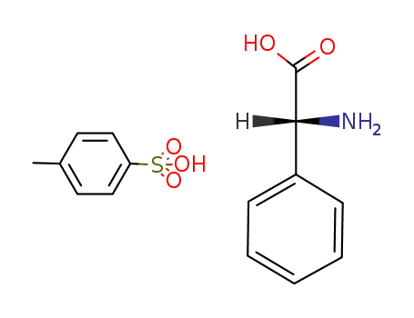 Molecular Structure of 84860-33-3 (D-(-)-α-Phenylglycine p-toluenosulfonate salt)