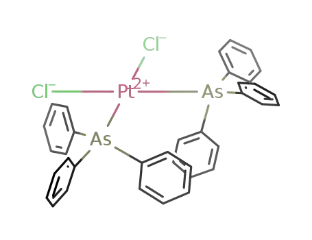 Molecular Structure of 16242-55-0 (dichloroplatinum - triphenylarsane (1:2))
