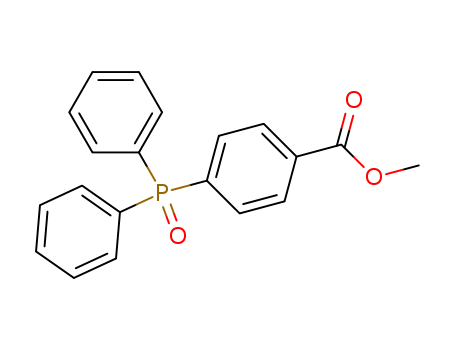 Benzoic acid, 4-(diphenylphosphinyl)-, methyl ester