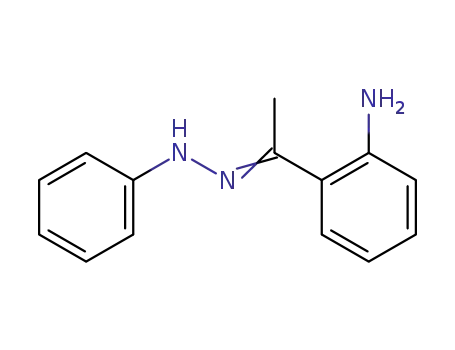 Molecular Structure of 40754-13-0 (2'-AMINOACETOPHENONE PHENYLHYDRAZONE)