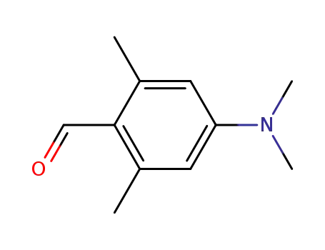 Molecular Structure of 4980-19-2 (Benzaldehyde, 4-(dimethylamino)-2,6-dimethyl-)