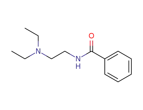 Molecular Structure of 3690-53-7 (N-[2-(Diethylamino)ethyl]benzamide)