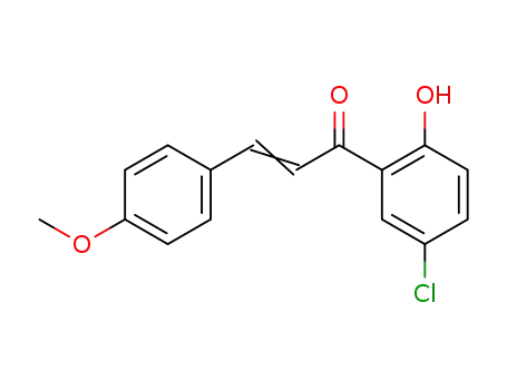Molecular Structure of 1226-09-1 (1-(5-CHLORO-2-HYDROXYPHENYL)-3-(4-METHOXYPHENYL)PROP-2-EN-1-ONE)