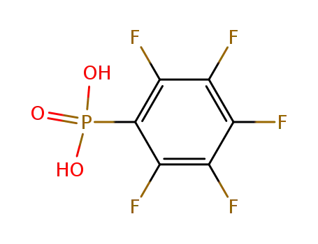 Molecular Structure of 56875-35-5 (Phosphonic acid, (pentafluorophenyl)-)