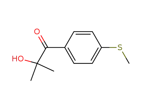 1-Propanone, 2-hydroxy-2-methyl-1-[4-(methylthio)phenyl]-
