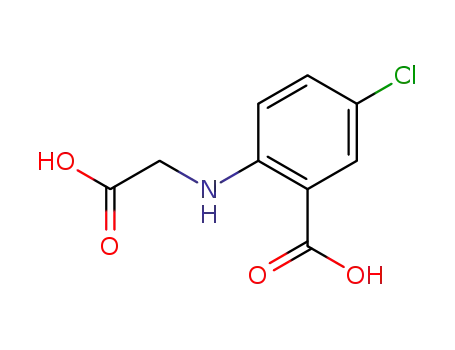 5-chloro-2-<(carboxymethyl)amino>-benzoic acid