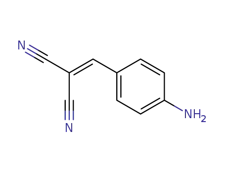 Molecular Structure of 17082-32-5 (Propanedinitrile, [(4-aminophenyl)methylene]-)