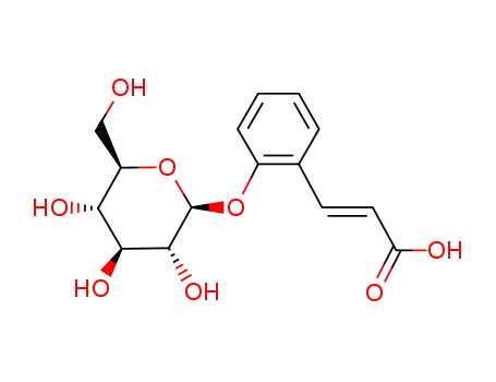 618-67-7,MELILOTOSIDE,2-Propenoicacid, 3-[2-(b-D-glucopyranosyloxy)phenyl]-,(E)-; Melilotoside (8CI); trans-Melilotoside; trans-o-Hydroxycinnamic acidglucoside