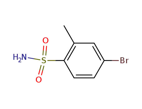 Molecular Structure of 116340-67-1 (4-BROMO-2-METHYLBENZENESULFONAMIDE)