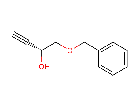 Molecular Structure of 85428-24-6 ((S)-1-BENZYLOXY-BUT-3-YN-2-OL)