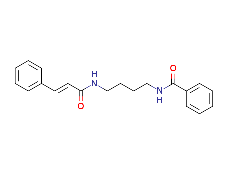 64223-54-7,Benzamide,N-[4-[[(2E)-1-oxo-3-phenyl-2-propen-1-yl]amino]butyl]-,Benzamide,N-[4-[(1-oxo-3-phenyl-2-propenyl)amino]butyl]-, (E)-; Benzamide,N-[4-[[(2E)-1-oxo-3-phenyl-2-propenyl]amino]butyl]- (9CI); Haplamidine;Pyramidatine