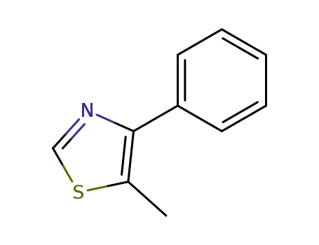 Molecular Structure of 1826-18-2 (Thiazole, 5-methyl-4-phenyl-)