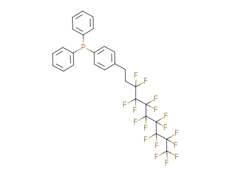 Molecular Structure of 462996-04-9 (DIPHENYL[4-(1H,1H,2H,2H-PERFLUORODECYL)PHENYL]PHOSPHINE)