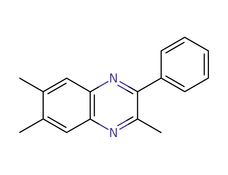 Molecular Structure of 70071-08-8 (2,6,7-trimethyl-3-phenylquinoxaline)