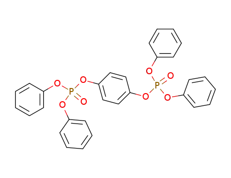 Molecular Structure of 51732-57-1 (Phosphoric acid,esters,1,4-phenylene tetraphenyl ester )