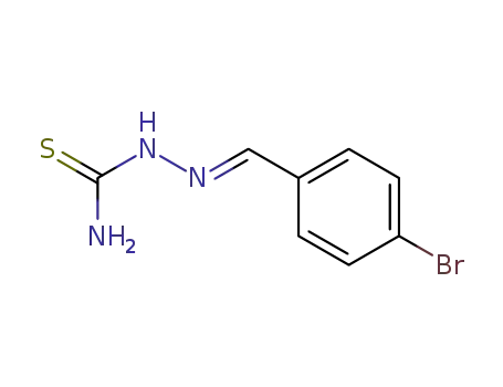 Molecular Structure of 94794-27-1 (Hydrazinecarbothioamide, 2-[(4-bromophenyl)methylene]-, (E)-)