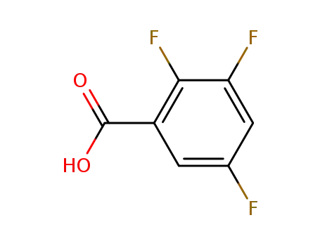 Molecular Structure of 654-87-5 (2,3,5-TRIFLUOROBENZOIC ACID)