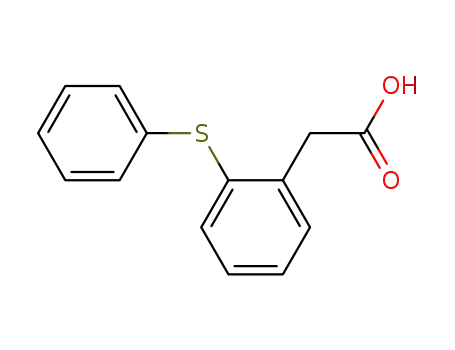 Molecular Structure of 1527-17-9 (2-[2-(PHENYLTHIO)PHENYL]ACETIC ACID)