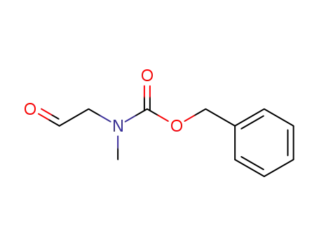 Molecular Structure of 107201-33-2 (Carbamic acid, methyl(2-oxoethyl)-, phenylmethyl ester)
