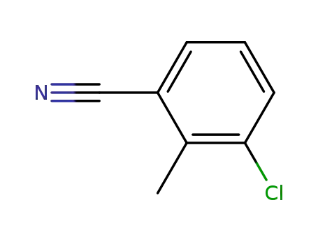 Molecular Structure of 54454-12-5 (3-Chloro-2-methylbenzonitrile)